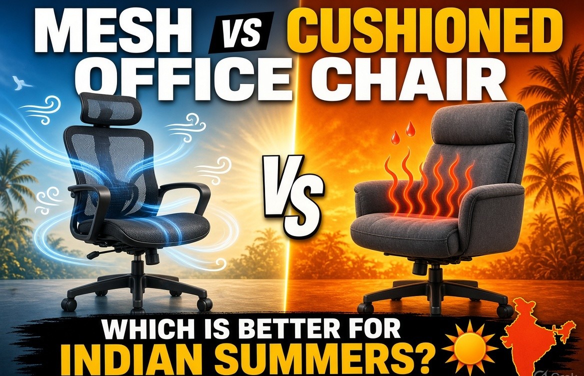 Mesh vs Cushioned Office Chair: Which Is Better for Indian Summers?