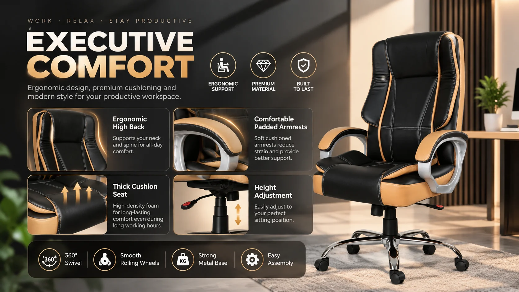 SeatWell office chairs delivered across Maharashtra and Gujarat